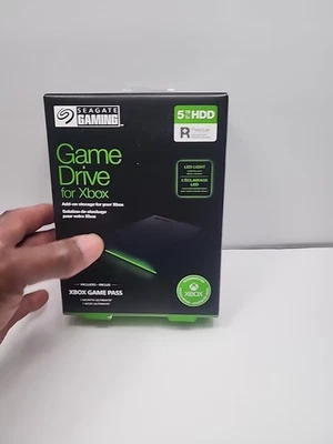 Seagate Game Drive for Xbox 5TB USB 3.2 Gen 1 Portable Hard Drive - Black - Image 1 of 3