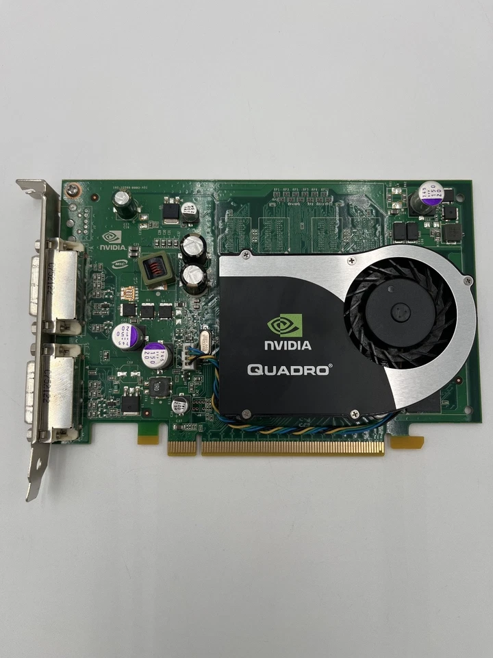 HP Quadro FX 370 256MB 64-bit GDDR2 PCI Express x16 Workstation Video Card - Image 1 of 4