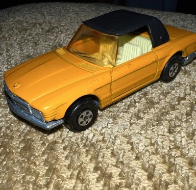 De colección 1973 Matchbox Mercedes 350SL Inglaterra Lesney Superrápido Raro Original Usado Foto 1 de 4