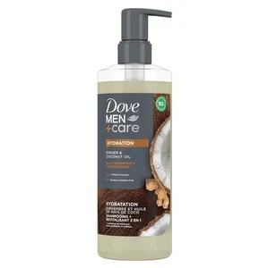 Champú y acondicionador 2 en 1 Dove Men+Care aceite de coco de jengibre, hidratante, 17,5 oz - Imagen 1 de 7