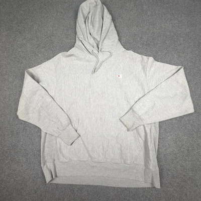 Champion Jumper Hombre XLARGE Gris Manga Larga Tejido Inverso Sudadera con Capucha Algodón Talla XL Foto 1 de 4