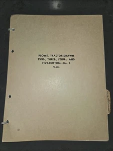 John Deere No.7 Tractor Drawn Plows Parts Catalog 2-5 Bottom PC-291 - Picture 1 of 1