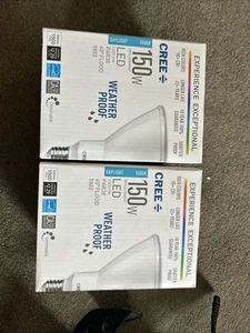 Set Of 2 CREE LED 150W/19w  PAR38 Daylight Weatherproof Dimmable Floodlight - Picture 1 of 3