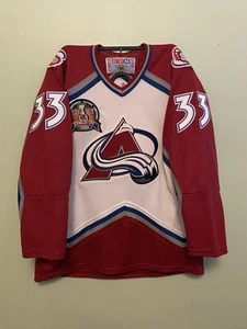 Patrick Roy Colorado Avalanche 1996 Stanley Cup Jersey CCM Large - Picture 1 of 3