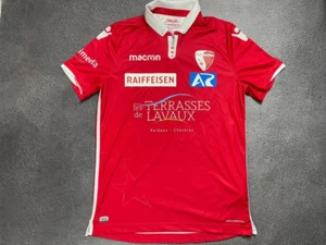 Sion FC 2014/2015 Home Macron Football Shirt Soccer Jersey #84 B.Costa Size L - Picture 1 of 7