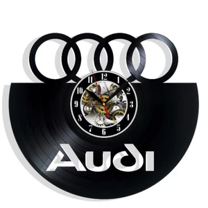 Audi Auto Vinile Orologio da Parete Regalo Compleanno Vacanze Arte Casa Camera... - Foto 1 di 5