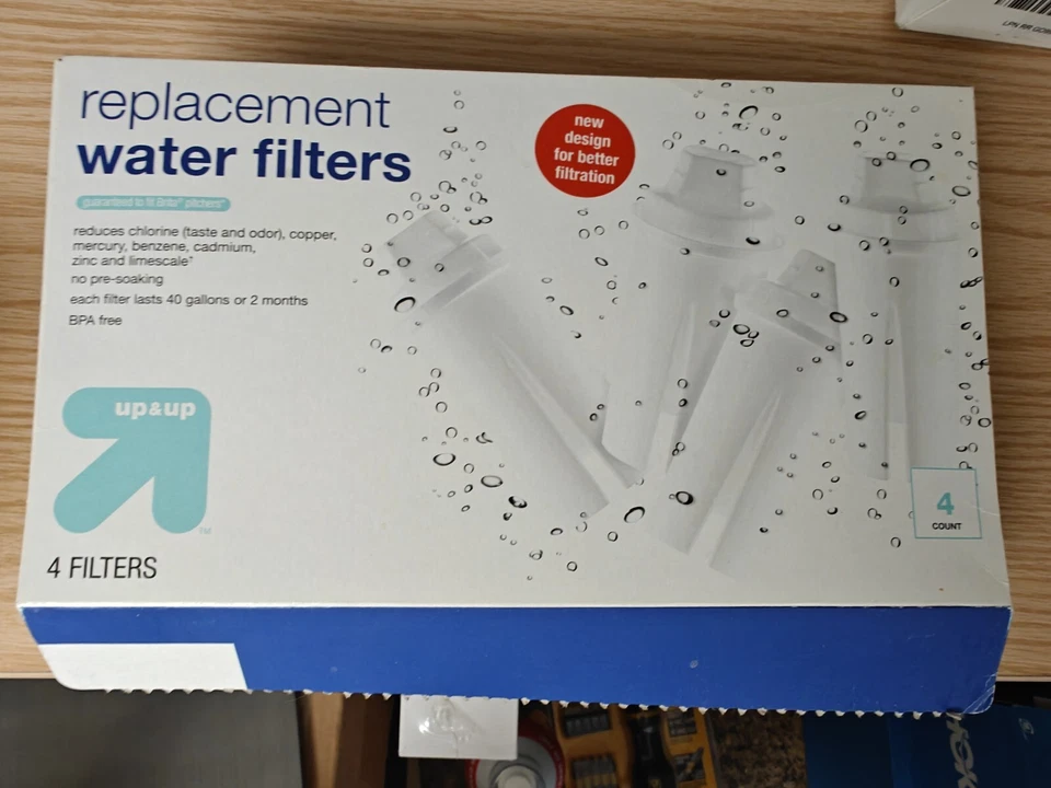 (4-pack) Up & Up Brita Compatible Replacement Water Pitcher Filter Cartridge - Image 1 of 1