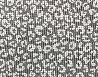 TELA DE TERCIOPELO KRAVET OCELOTE PUNTO AZUL GRIS LEOPARDO GROSPOINT POR YARDA 51"W Foto 1 de 4
