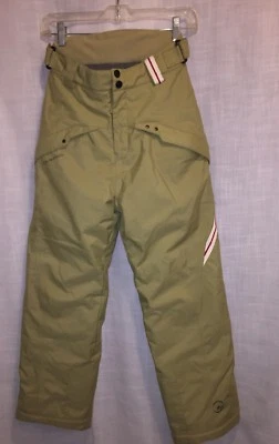 QUECHUA Ski Snowboard Pants Unisex Girl Boy Adjustable waist Size 10 Beige EUC - Image 1 of 4