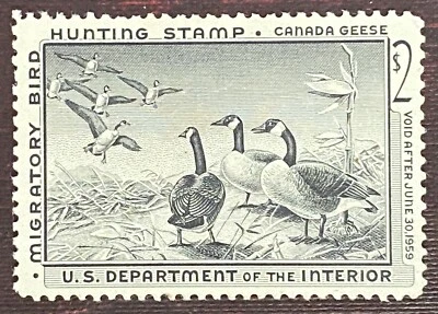 US Stamps-SC# RW25 - Duck Stamp - MH - CV $85.00 - Image 1 of 2