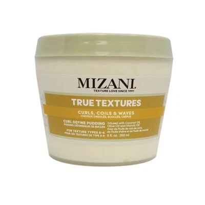 "NEW LOOK!!!" Mizani True Textures Curl Define Pudding 8oz "Free Shipping" - Image 1 of 2