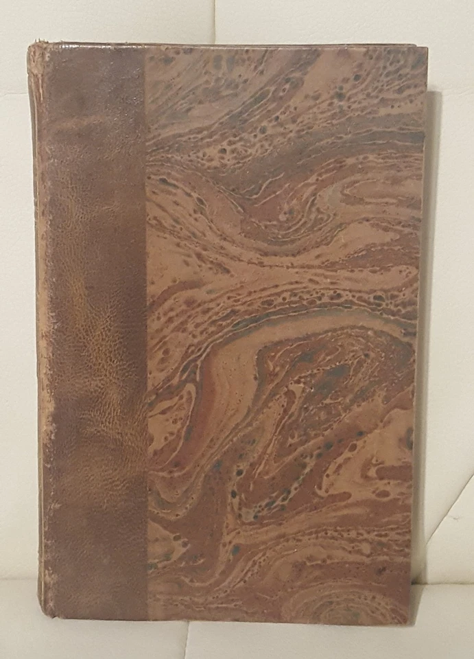 Antique Leather Bound Book Les Contes Anatole France 1921 French Gift Collector Foto 1 de 4