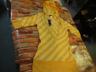 Whats Hot juniors M yellow goldish hoodie shirt top NWT