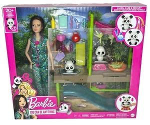 BARBIE Panda Care and Rescue Doll & Playset New in Box 2022 Mattel HKT77 - Picture 1 of 11
