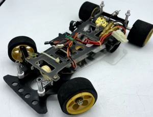 For parts Tamiya RM MK.5 Chassis with Dynatech 01R motor vintage rare - Picture 1 of 17
