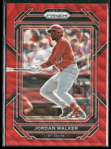 Jordan Walker - 2023 Panini Prizm Ruby Wave Prizm #130 - St. Louis Cardinals - Picture 1 of 2