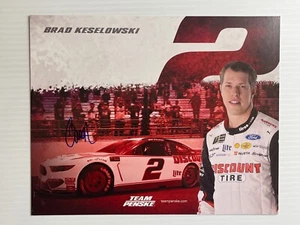 Brad Keselowski #2 Autographed 8x10 Hero Card (2019) In Person Signed Auto - Picture 1 of 5