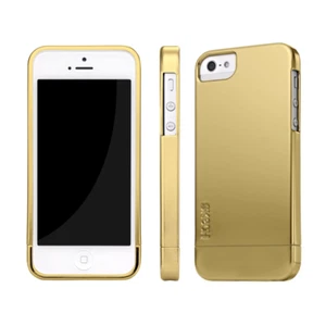 Skech Snap on Hard Shell Gold Back Case Slim Cover for Apple iPhone 5 5s 5SE - Picture 1 of 1