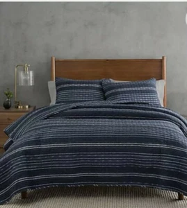 Pendleton ryker blue stripe standard pillow sham new in package - Picture 1 of 2