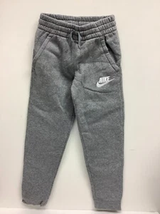 Nike Girls' NSW Pe Pant	Small Carbon Heather/White - Picture 1 of 2