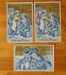 Antique Victorian Trade Card Marshalltown Iowa Set of 3 - Picture 1 of 8