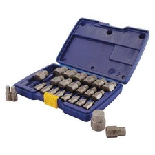 IRWIN HANSON 53227 Screw Extractor Set, 25 Pcs
