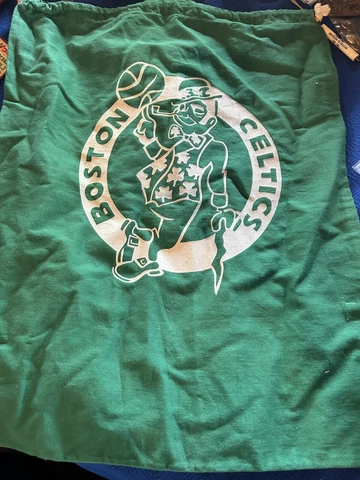 Vintage 1980’s 1990’s Boston Celtics Cloth Laundry (?) Bag Robert Parish 00 Cover