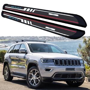 2PCS Side Steps Running Boards Fits For Jeep Grand Cherokee 2011-2021 Nerf Bars