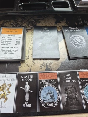 MONOPOLY GAME OF THRONES COLLECTORS EDITION - Complete (full pics) VGC - Image 1 of 4