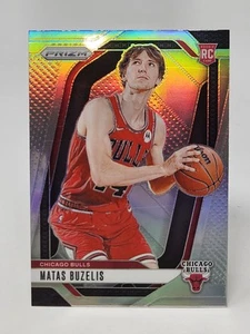 Matas Buzelis 2024-25 NBA Panini Prizm Silver Prizm Rookie Card #252 Bulls - Picture 1 of 2