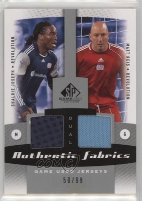 2011 SP Game Used Edition Authentic Fabrics Dual /99 Matt Reis Shalrie Joseph - Image 1 of 2