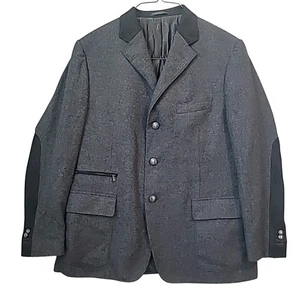 Corneliani ID grau Wolle Kaschmir Blazer Sport Mantel 44 US / 54 IT EUC - Bild 1 von 16
