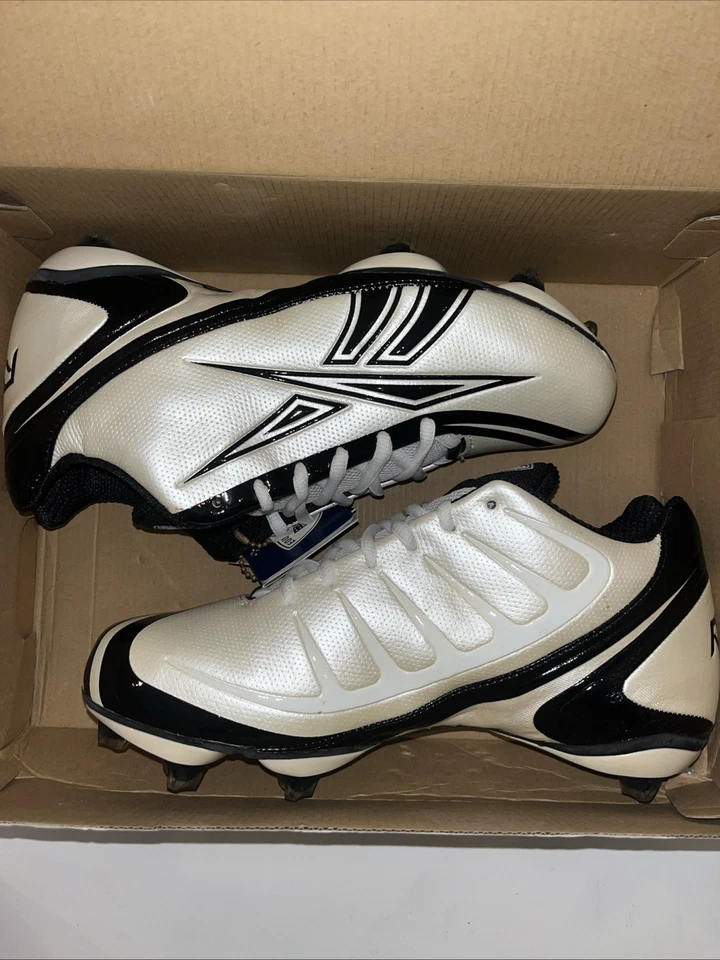 Мужские футбольные бутсы Reebok NFL Burner Speed 5/8 SD3 размер США 7,5 черные белые - Изображение 1 из 4