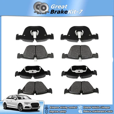 Front Rear Disc Brake Pads Kit for 2002 2003 2004 2005 BMW 745Li 745i 4.4L - Image 1 of 4