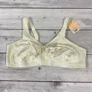 Amoena Mastectomy Bra Womens 40C Cream Elegant Contours 2135 Wireless Soft Cup - Picture 1 of 10