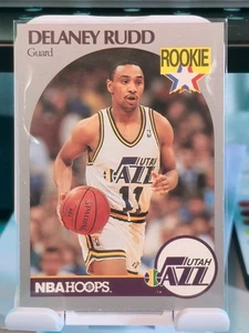1990-91 NBA Hoops - Delaney Rudd #293 (RC) - Picture 1 of 2