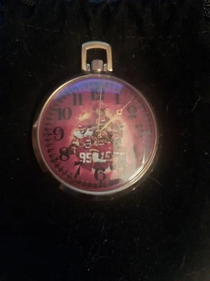 Reloj Bolsillo Vintage Años 12 17J Fútbol Anuncio Tema Dial Funciona Bien. Foto 1 de 2