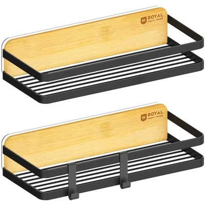 Bandeja de bañera plegable premium - Bandeja de baño de madera para bañera, estante de bambú, expandible Foto 1 de 2