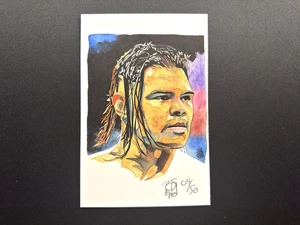 HUMBERTO CARILLO WWE  Art Print by Rob Schamberger #09/50 4"x6" Select Series - Picture 1 of 7