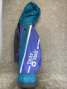 Vintage 1980s Taylor Made Golf Bag Caddy Carry Bag - Picture 1 of 10