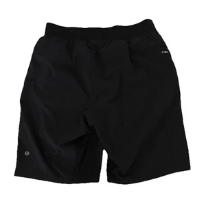 Lululemon T.H.E. Short Men Large 9.5” Linerless Black Drawstring Athlete C50416 - Picture 1 of 4