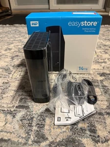WD Western Digital Easystore 14TB External Hard Drive HDD USB 3.0 Open Box - Picture 1 of 1