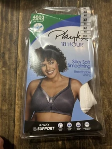 Playtex 18 Hour 4803 Wire Free Silky Soft Smoothing Bra White Size 36B NWT - Picture 1 of 5