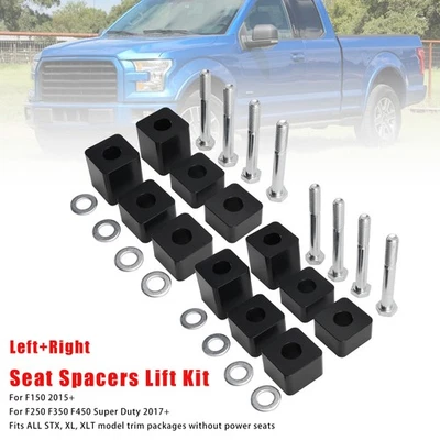 2x Seat Lift Kit 4/5"-2.4" Pour F150 2015+ / F250 F350 F450 Super Duty 2017+/ - Image 1 of 4