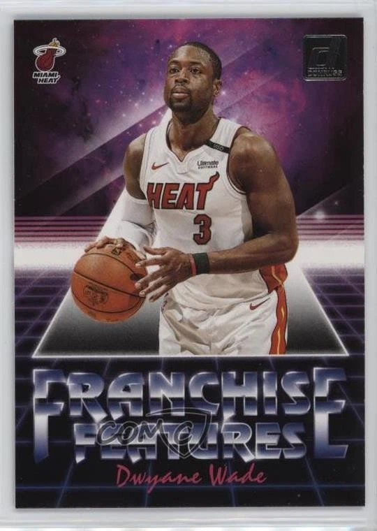 2018-19 Panini Donruss Franchise Features Dwyane Wade #16 HOF - Image 1 of 2