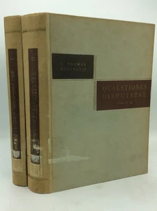 QUAESTIONES DISPUTATAE - Thomas Aquinas - 2 vol - Latin Catholic theology - Imagen 1 de 5
