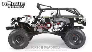 Axial SCX10 II Deadbolt Body Graphic Wrap Skin - Metal Mulisha - Picture 1 of 2