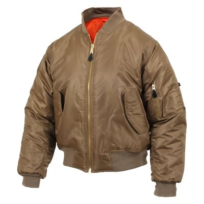 Jaqueta de voo reversível militar Rothco MA-1 Força Aérea (escolha tamanhos) - Imagem 1 de 3