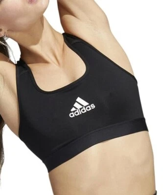 Adidas Climalite Racerback Sport Bra Women HE9068 MAC Size Medium - Image 1 of 4
