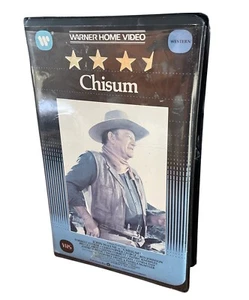 Chisum VHS Warner Home Video Clamshell Former Rental SRO Video Store - Bild 1 von 10